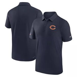 Nike Chicago Bears navy‎ blue performance polo shirt NWT  XXL 2X sideline coach